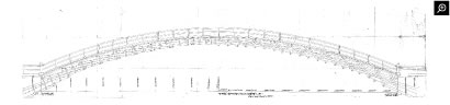 天明2年(1782)第3橋の架替　大屋市右衛門、大屋清左衛門